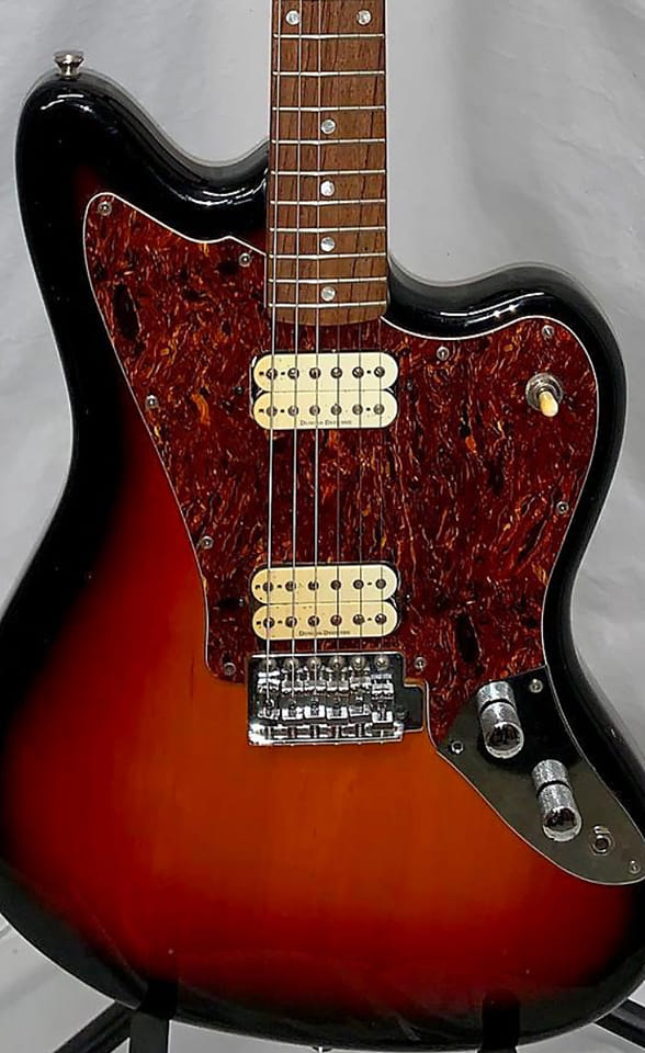 Indonesian musician's modified Fender Squier Jagmaster