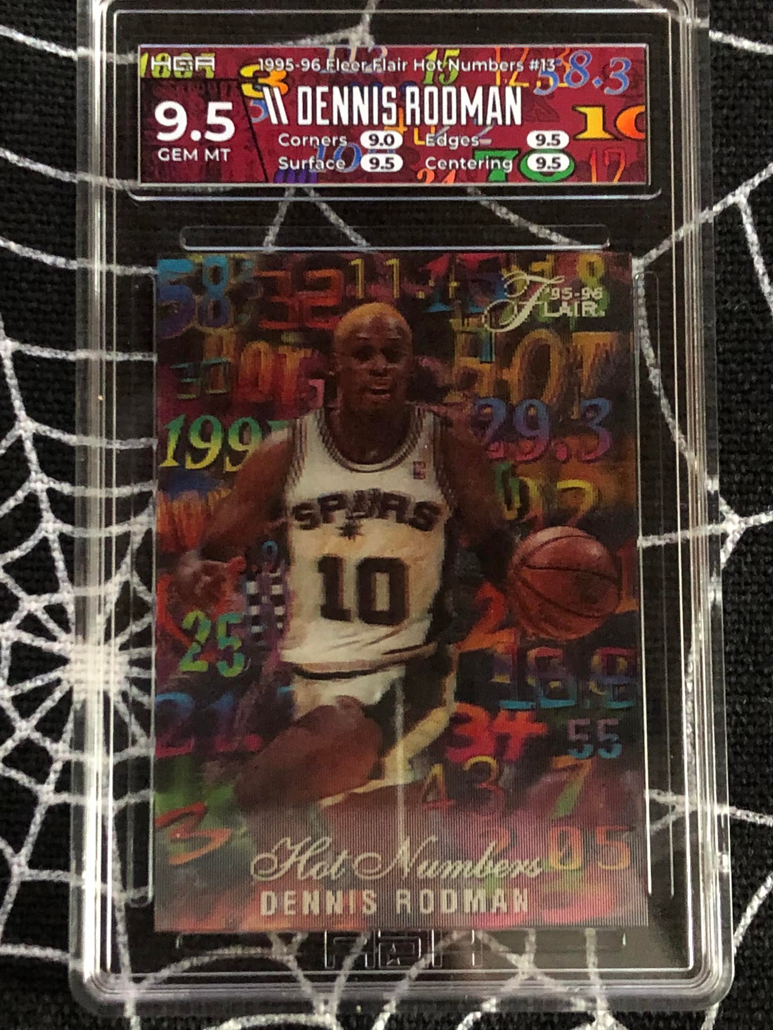 1995-96 Flair Hot Numbers card set review