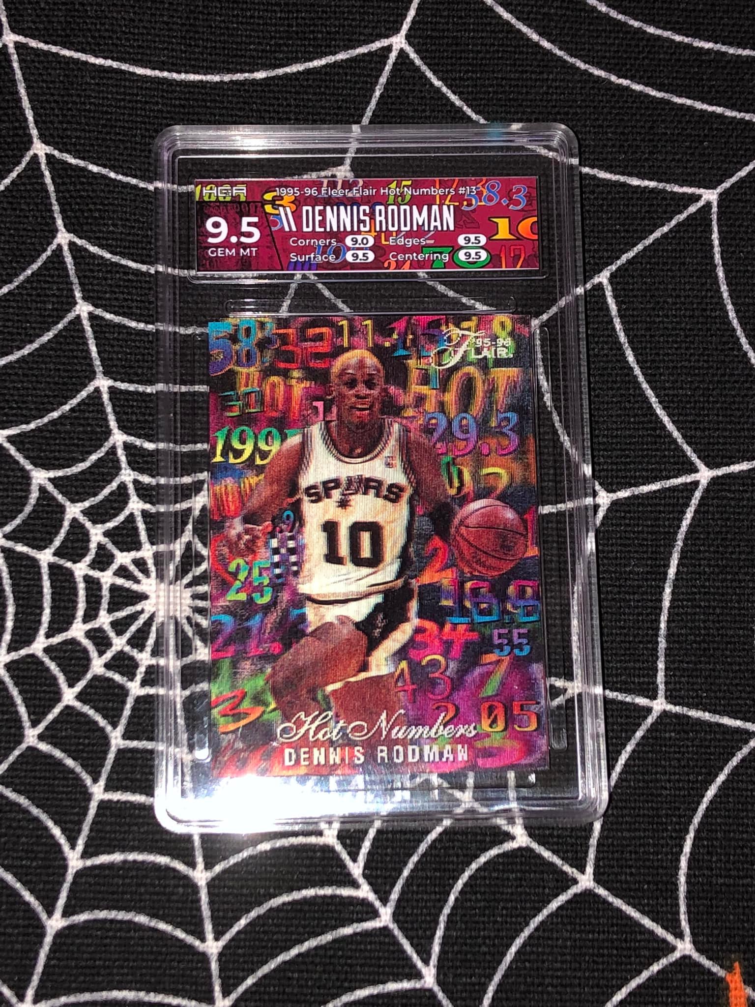 1995-96 Flair Hot Numbers card set review