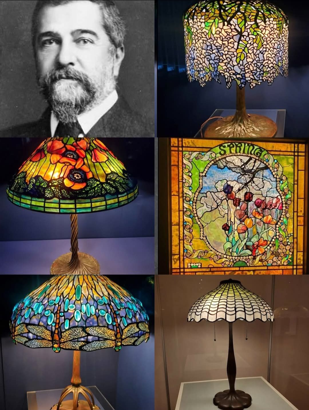 Louis Comfort Tiffany, born into an affluent family in New York