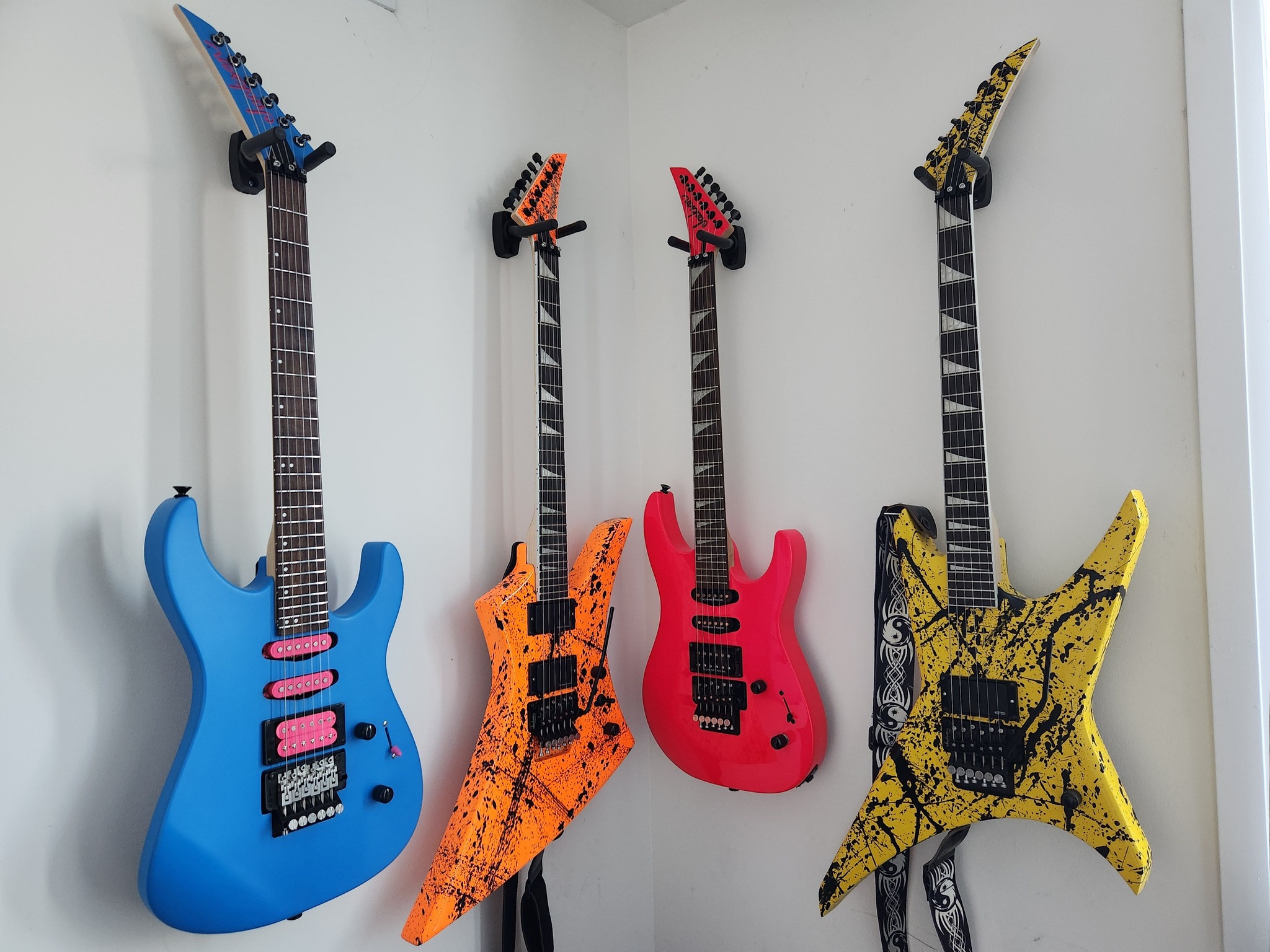 Jackson guitar collection with Jackson Stars RR TN01 and more