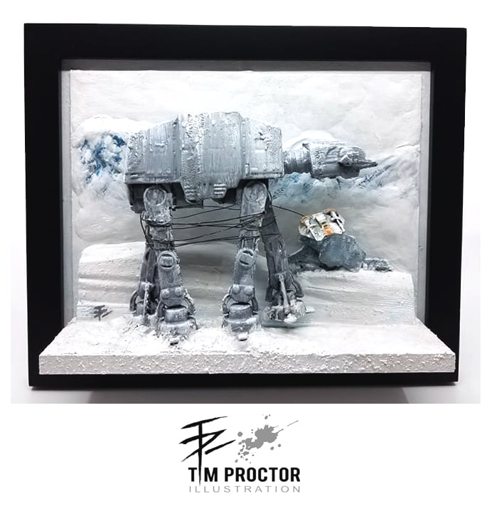 Tim - Finished up this 8x10 3D commission plaque. Thought I would share ...