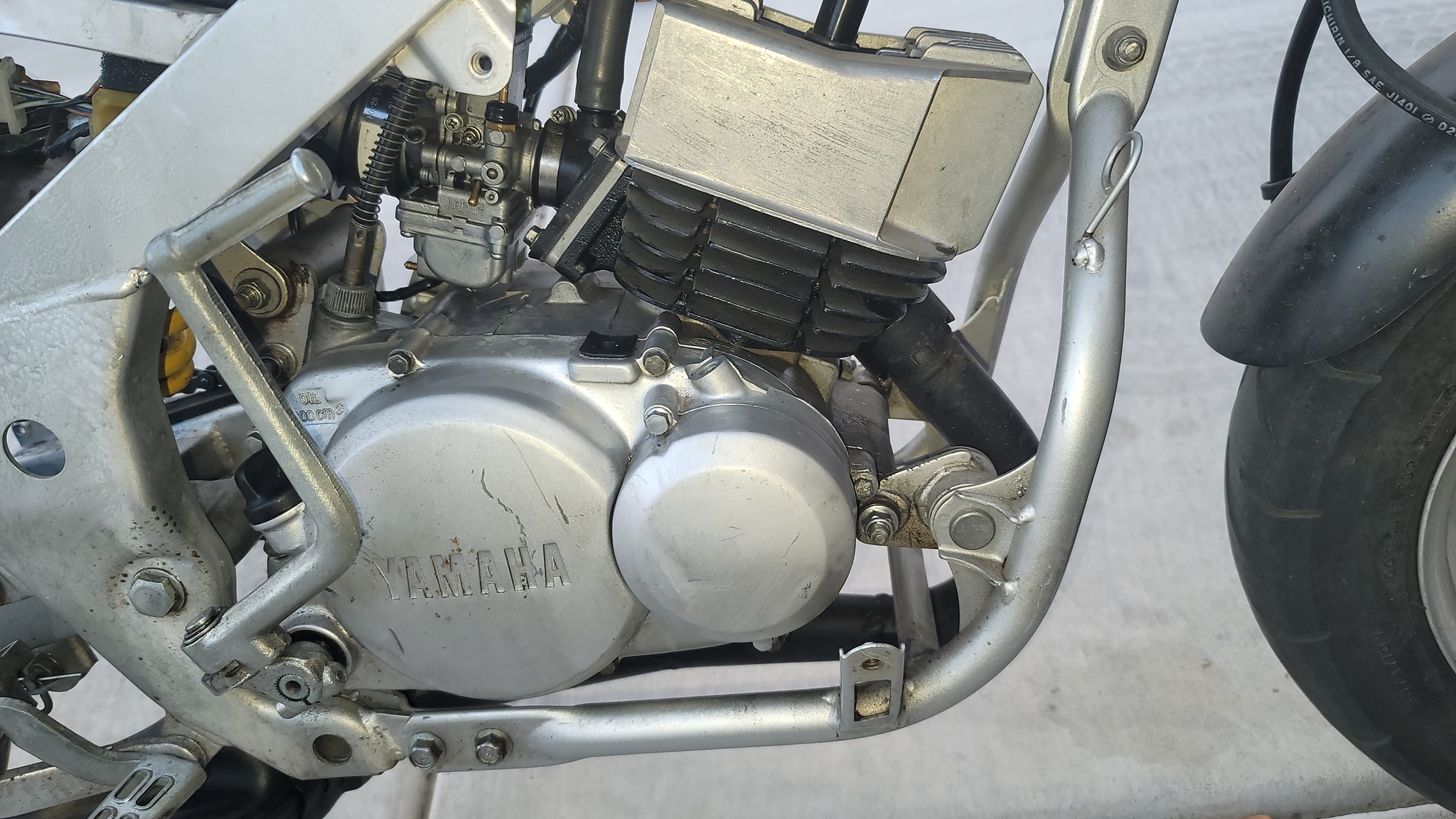 Forgot also have another complete running ysr50 engine this one we 