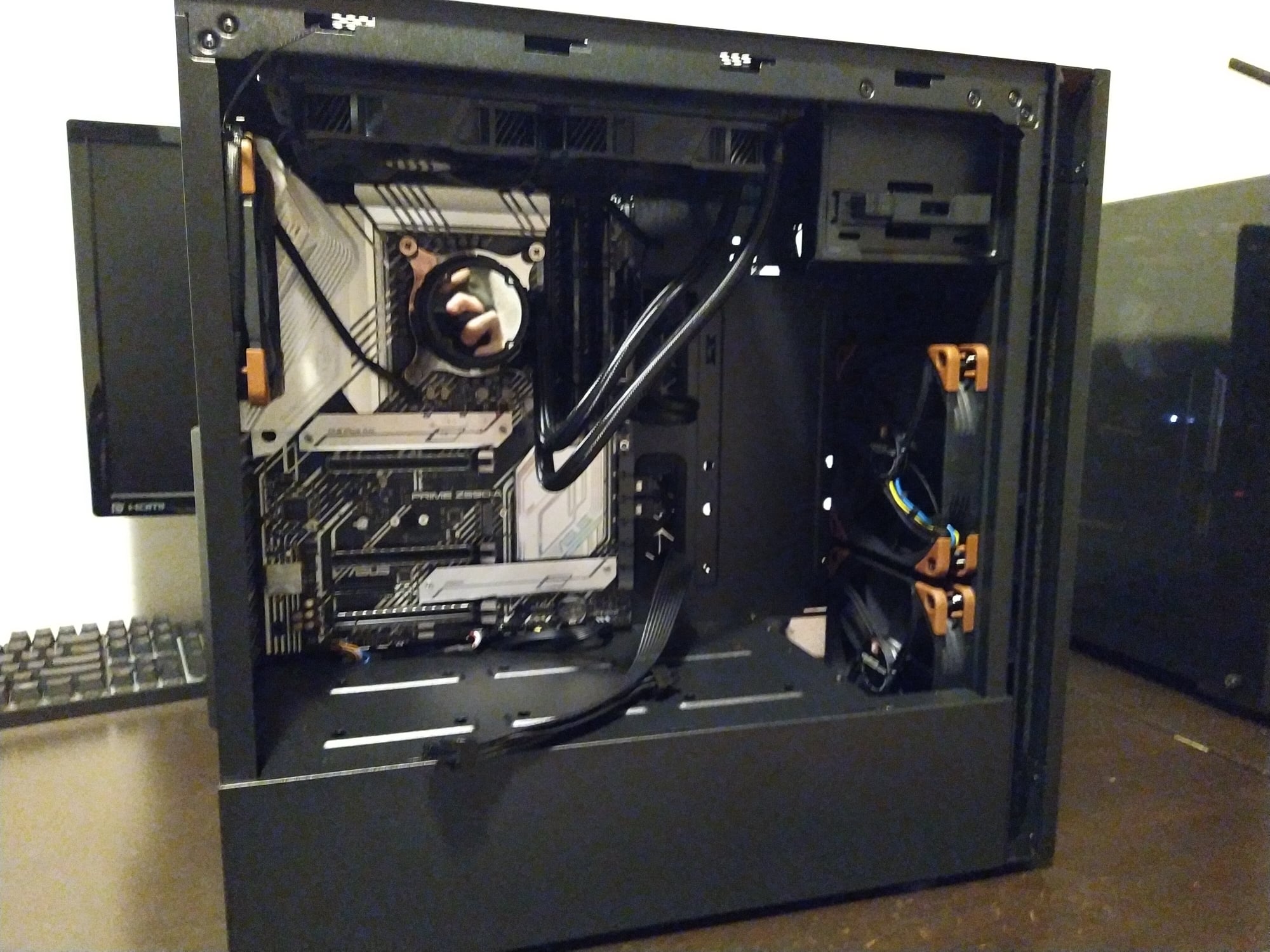 Asus Prime Z590-A motherboard build with Intel i7 11700k and 