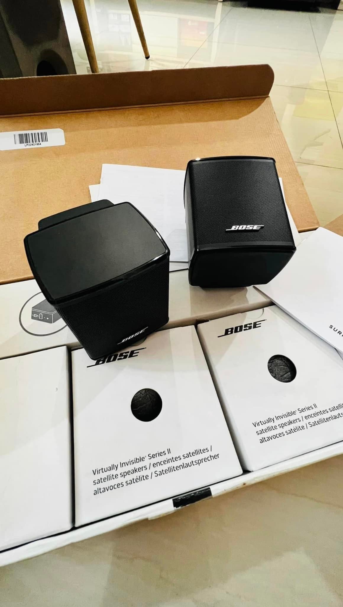 Are Bose virtually invisible 300 surround sound speakers