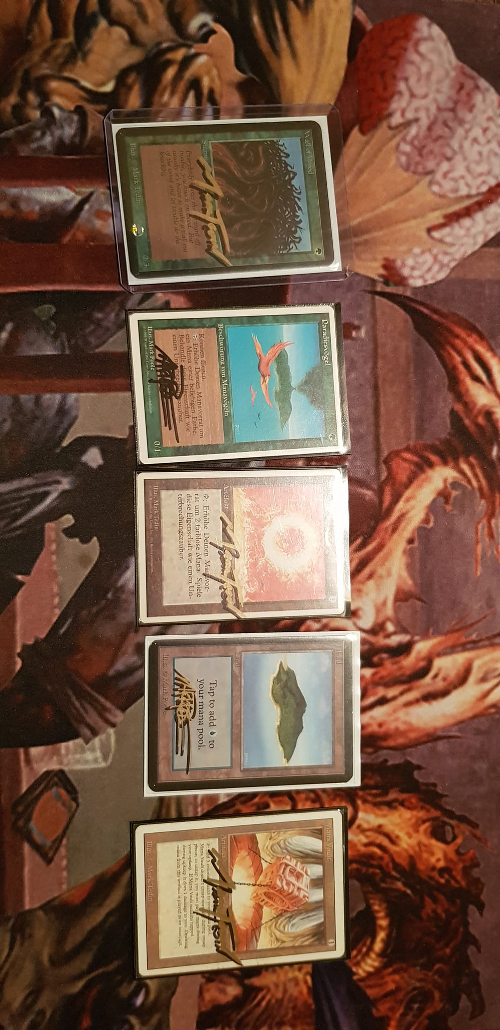 MagicCon haul: Mark Poole Birds of Paradise sketch card