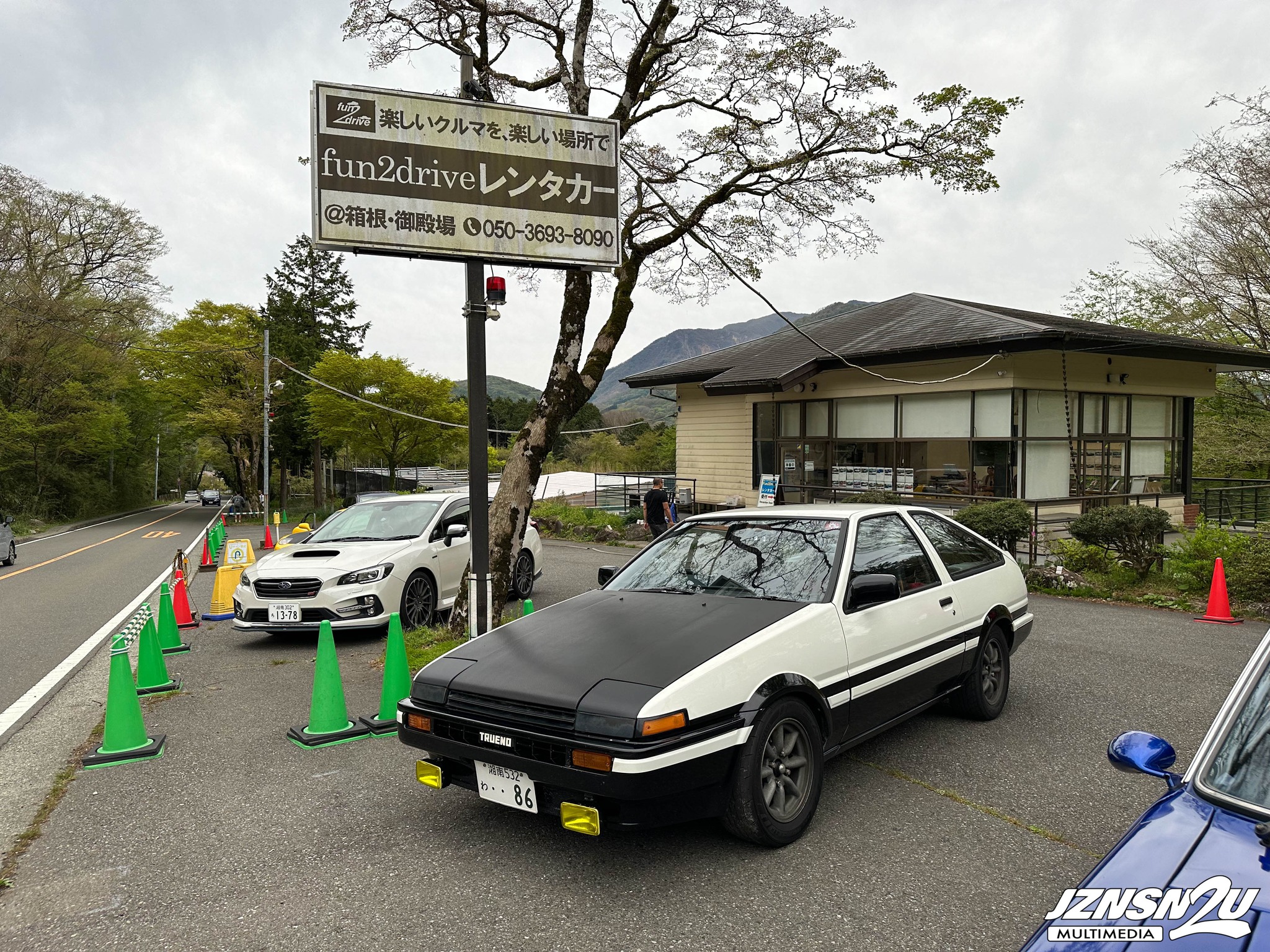 Driving Initial D-inspired cars around Mt. Fuji with Fun2Drive