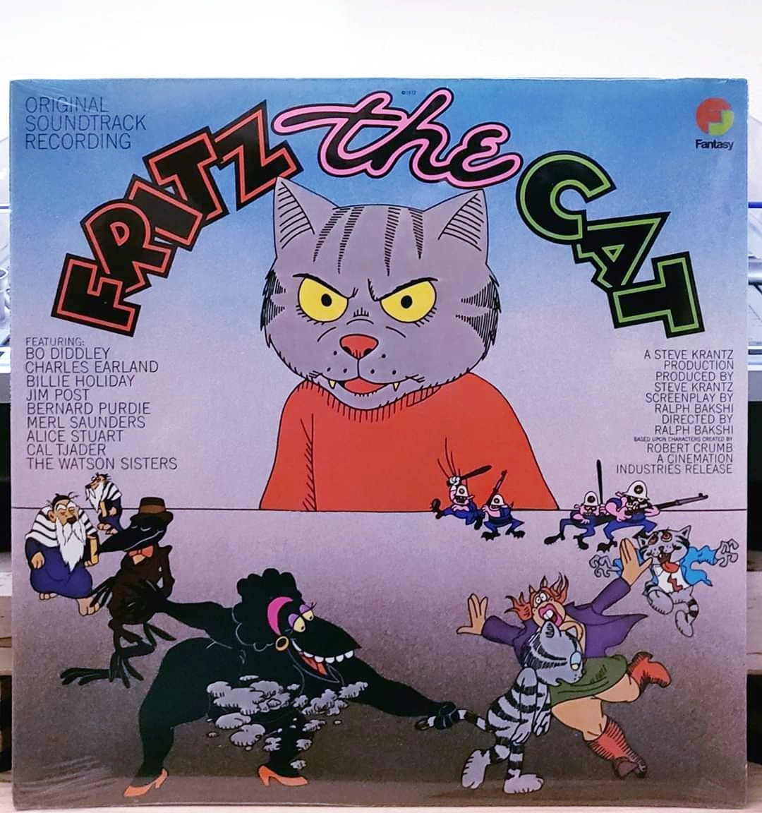 On the streets of New York recording audio for Fritz the Cat in 1971