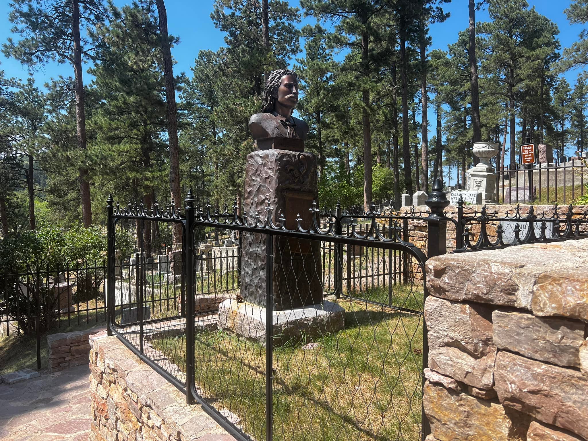 Wild Bill and Calamity Jane. Deadwood, South Dakota.