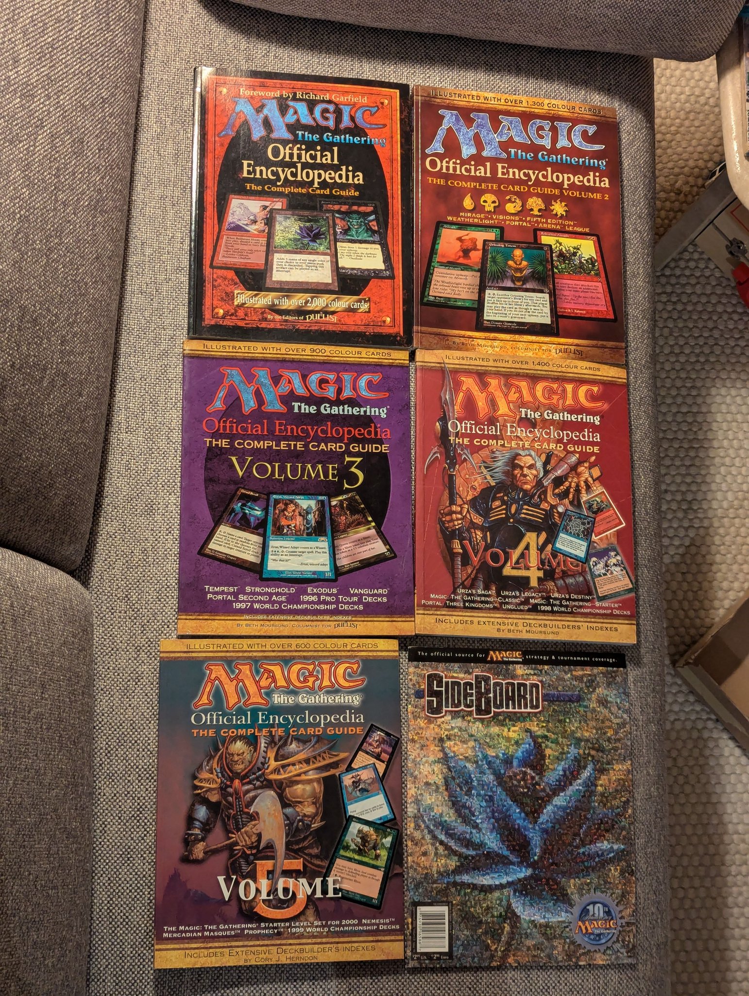 Edit: SOLD Magic The Gathering Official Encyclopedia 1 - 5 in 
