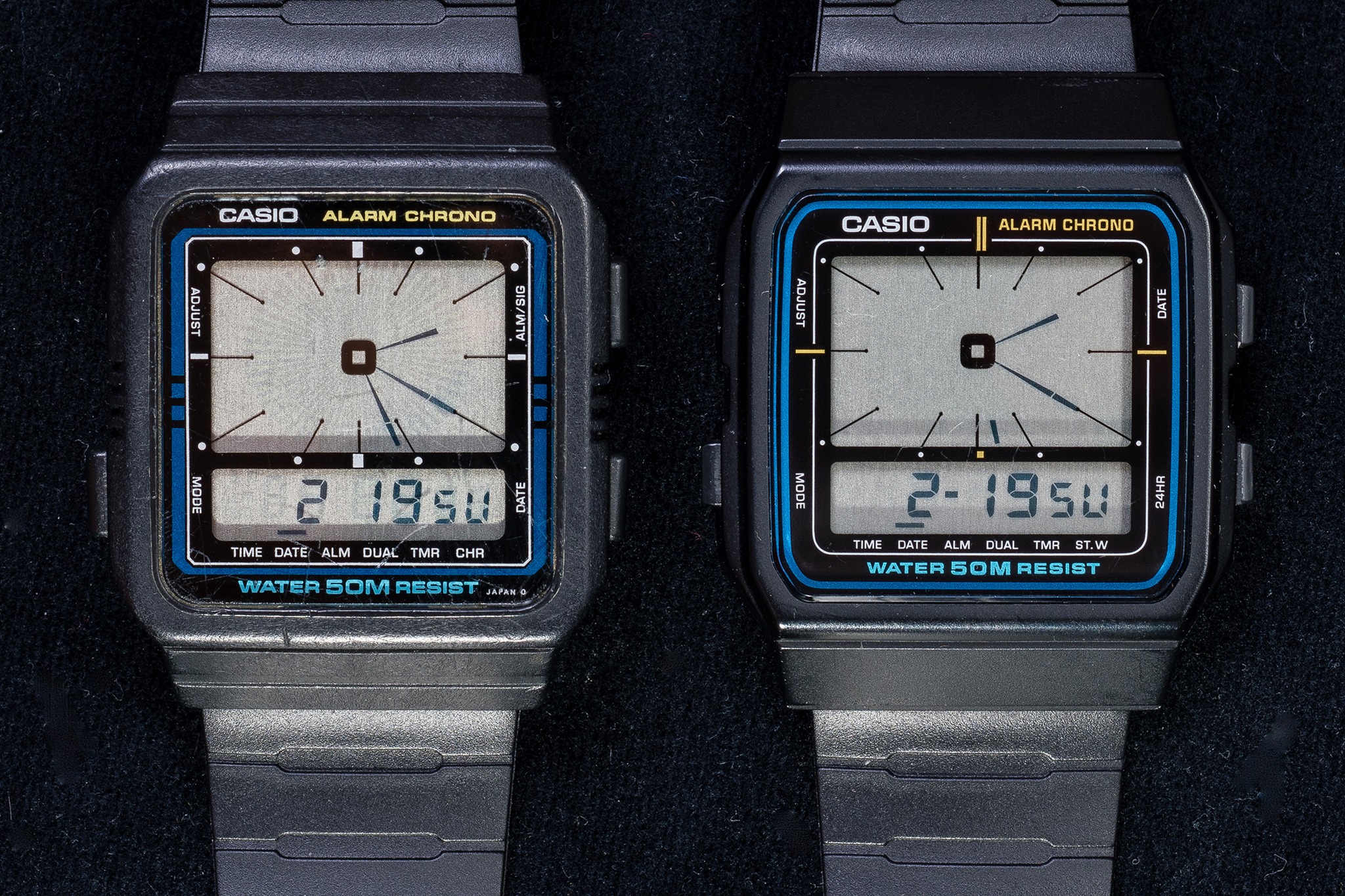 Casio AE-9W and AE-11W with G-Shock features