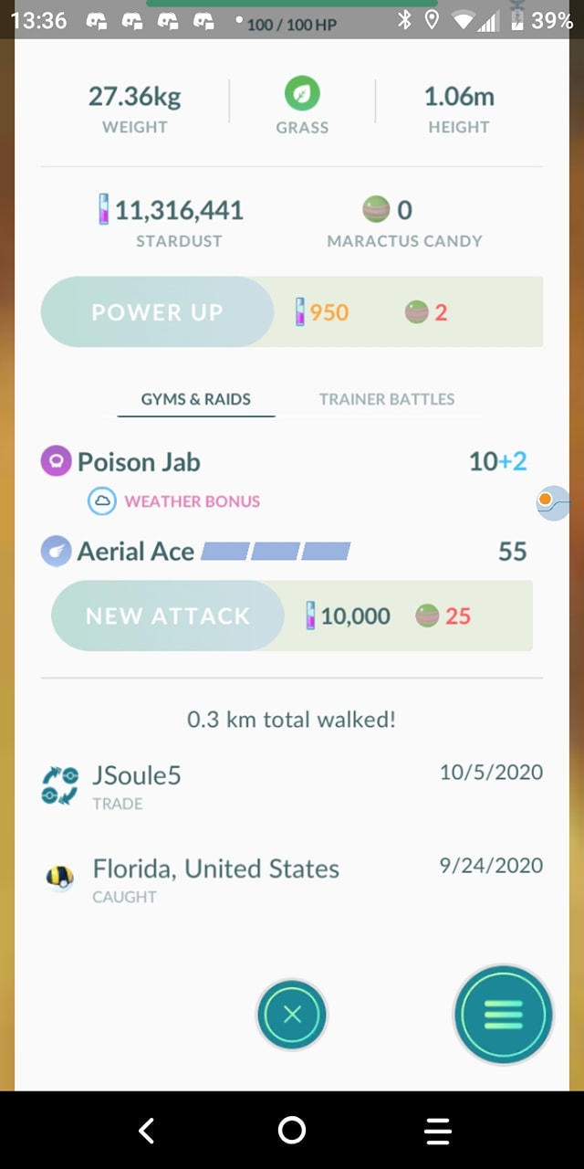Maractus Regionale Pokémon GO – Istant Trade 20k PC – Android/iOS