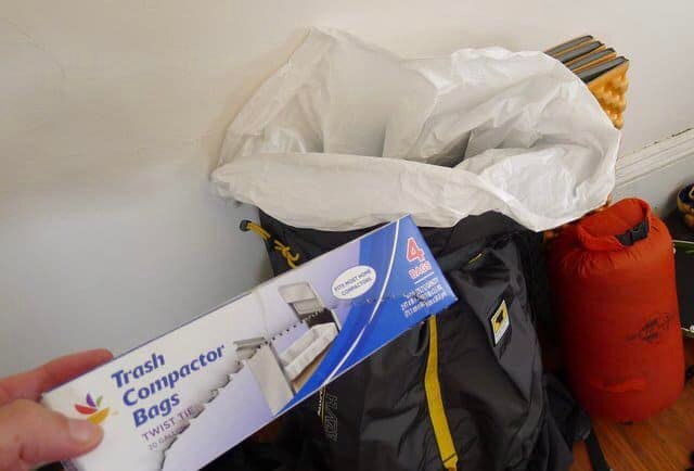 trash bag backpack rain cover Keep Your Dry compact storage profile that compresses to baseball size when not in use Minimal weight addition to overall load Rapid deployment capability during sudden weather changes Simple installation process that can be completed while on the move Strategic Preparedness While not needed for everyday use DIY Backpack Rain Cover: Simple