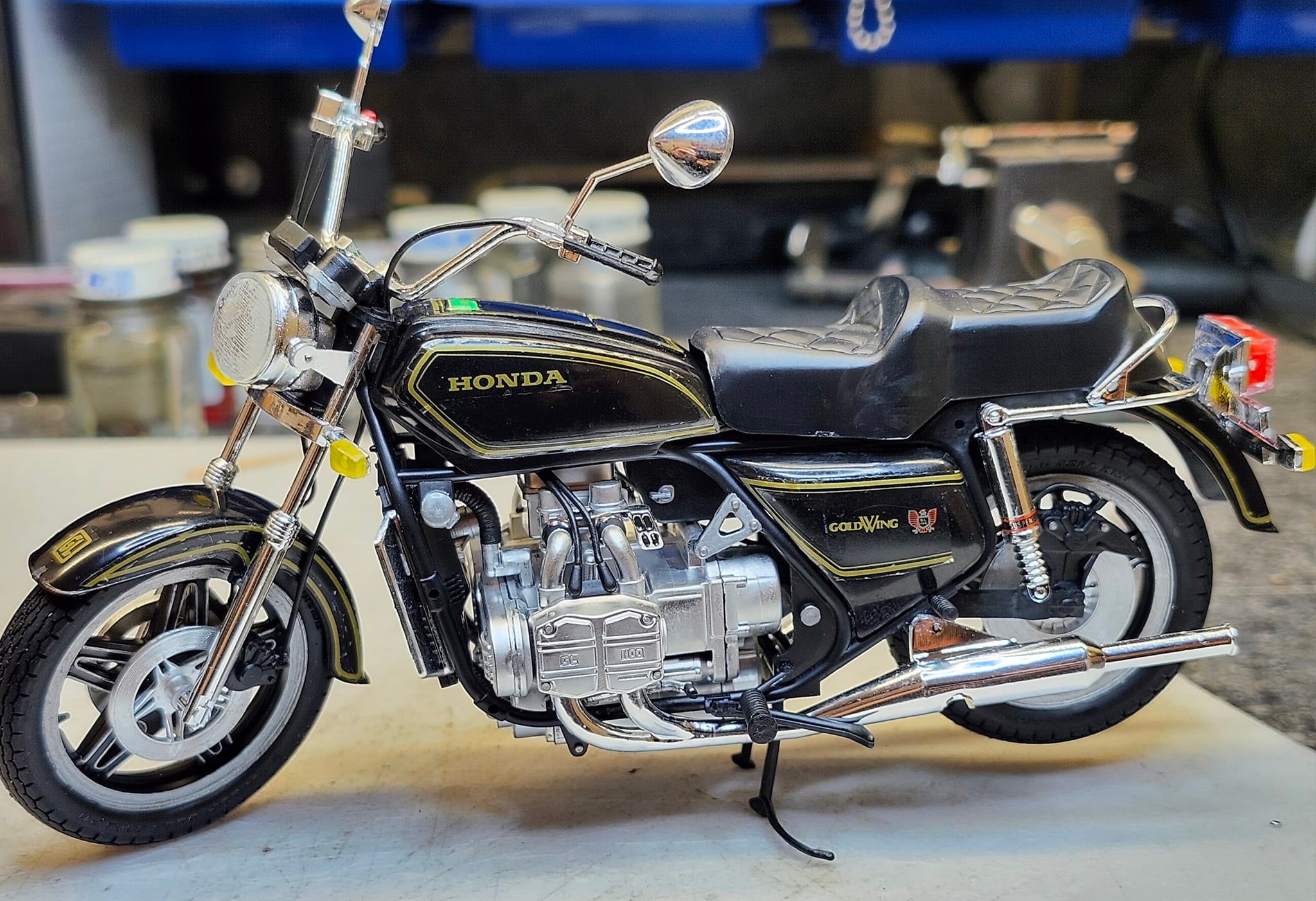 Honda Gold Wing - GL 1000 from Nagano Plastic Model - 1/8 in Style