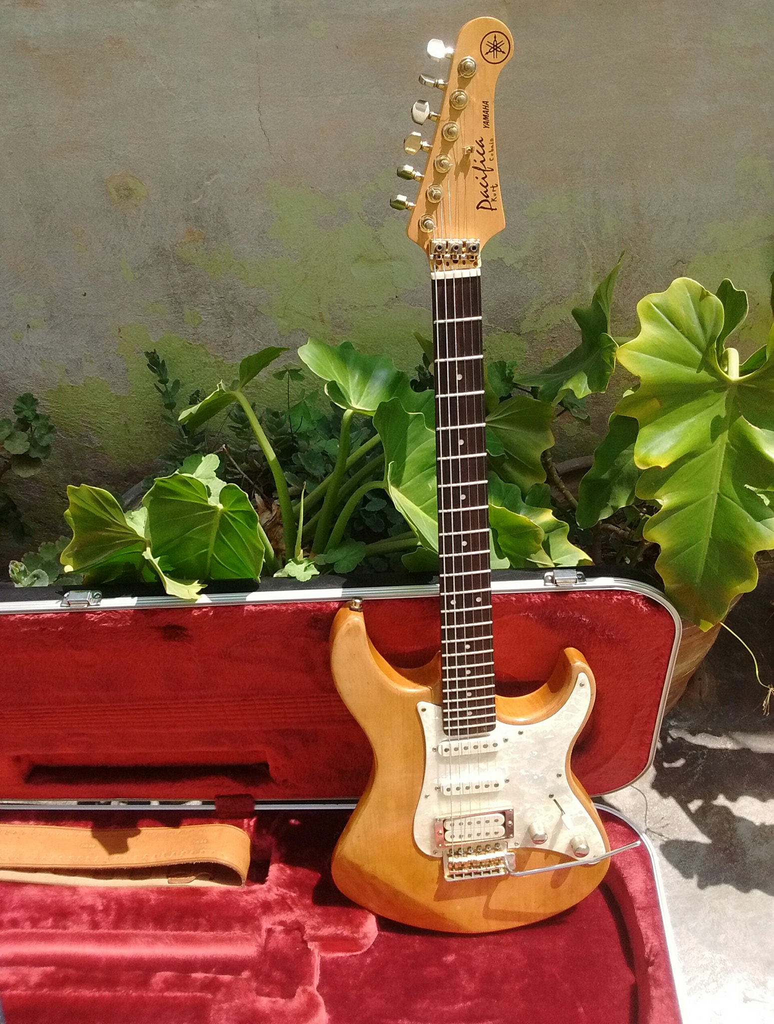 Yamaha PAC312 guitar with nice fingerboard grain