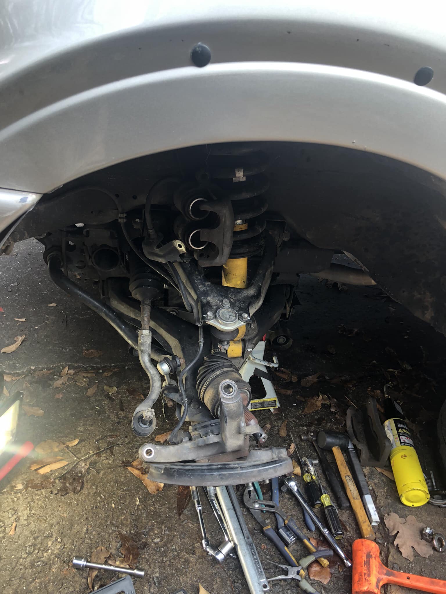Front Pair Complete Strut and Spring Assembly Left & Right Side