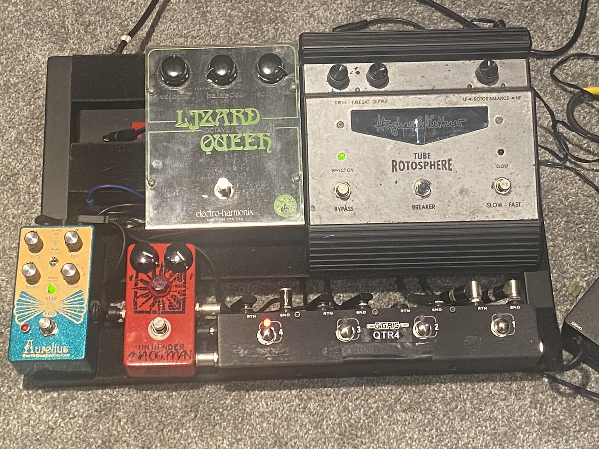 Analogman Sun Bender MK1.5 vs MKIV comparison
