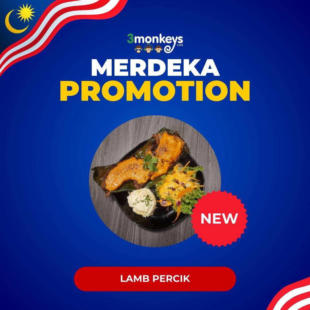 3 Monkeys - Come try our Lamb Percik! Find more amazing items under our ...
