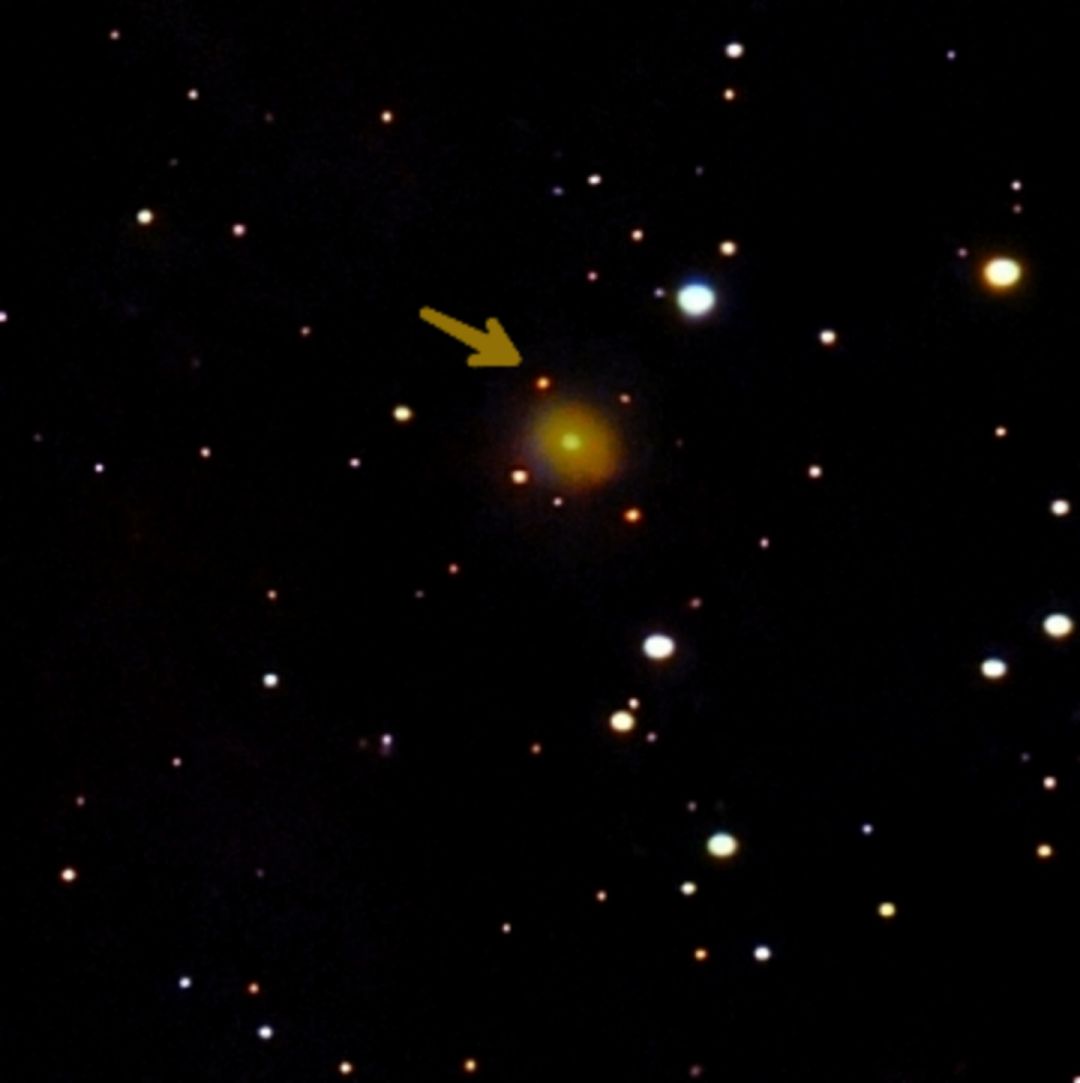 Seestar S30 Pro captures supernova in NGC 5907 galaxy