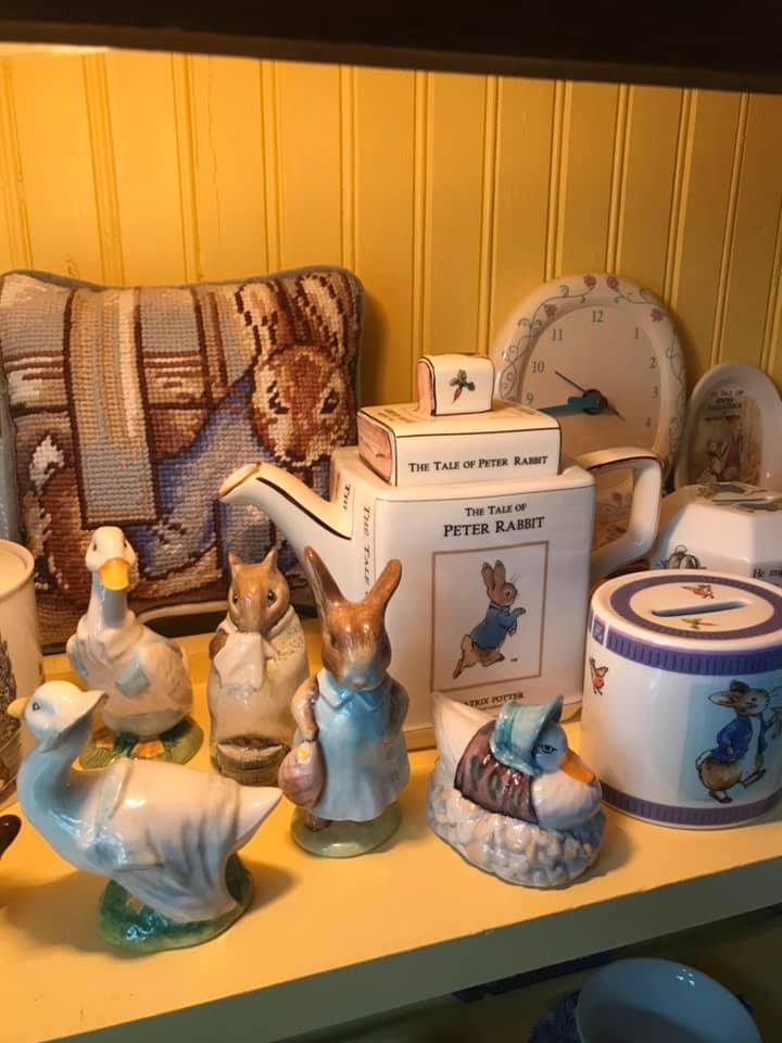 Original Beatrix Potter collectible ornament is a rabbit character