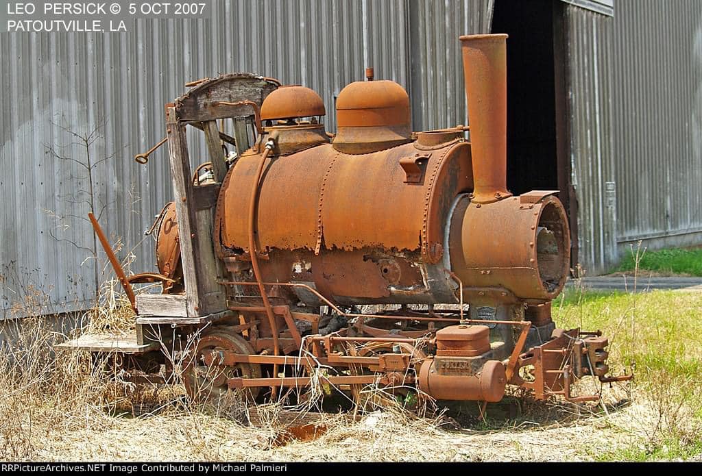 H.K. Porter 0-4-0T steam locomotive at Patoutville, Louisiana