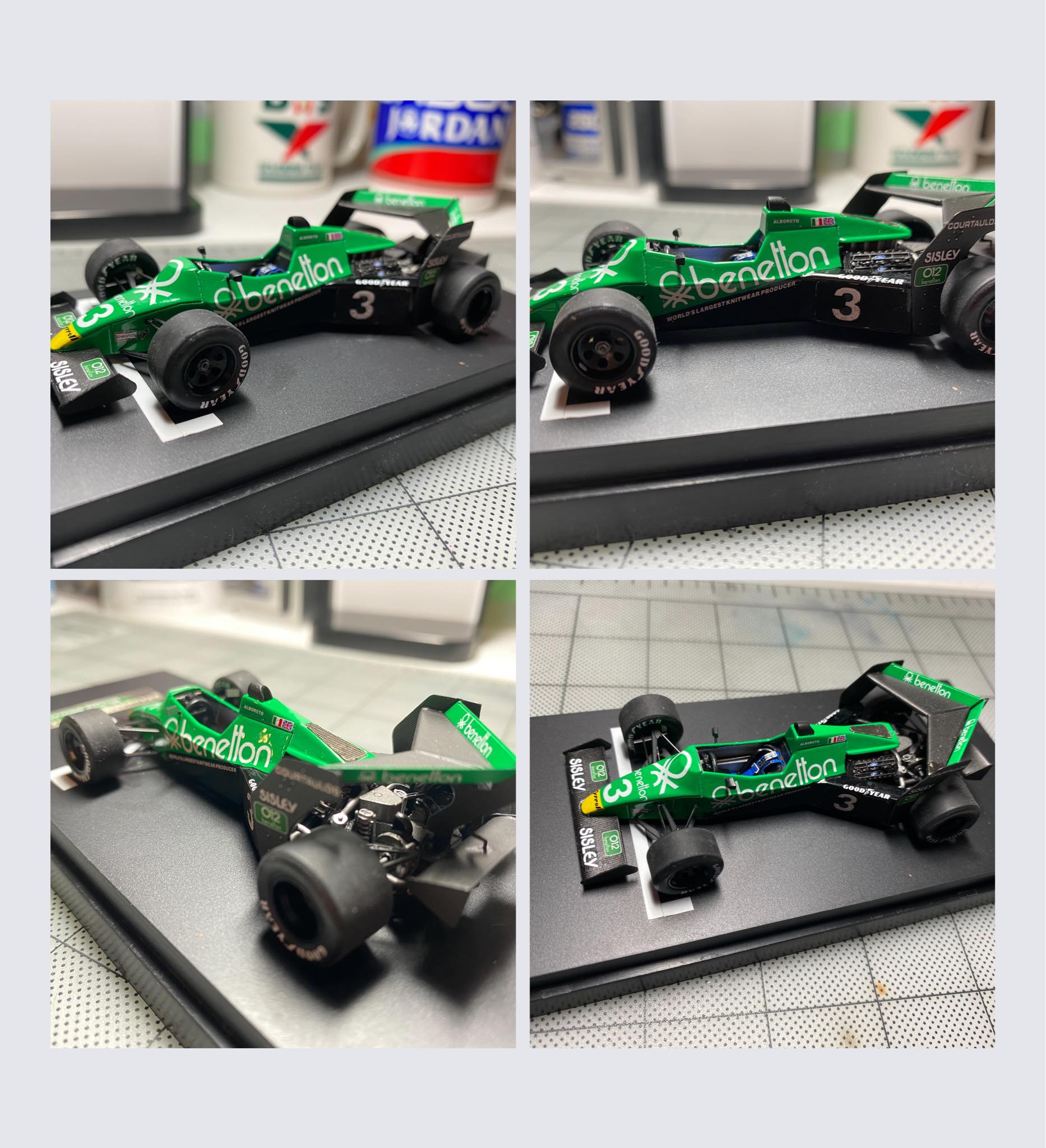 Tyrrell 018. Johny Herbert & Jean Alesi. 1989. Models Spark 1:43.