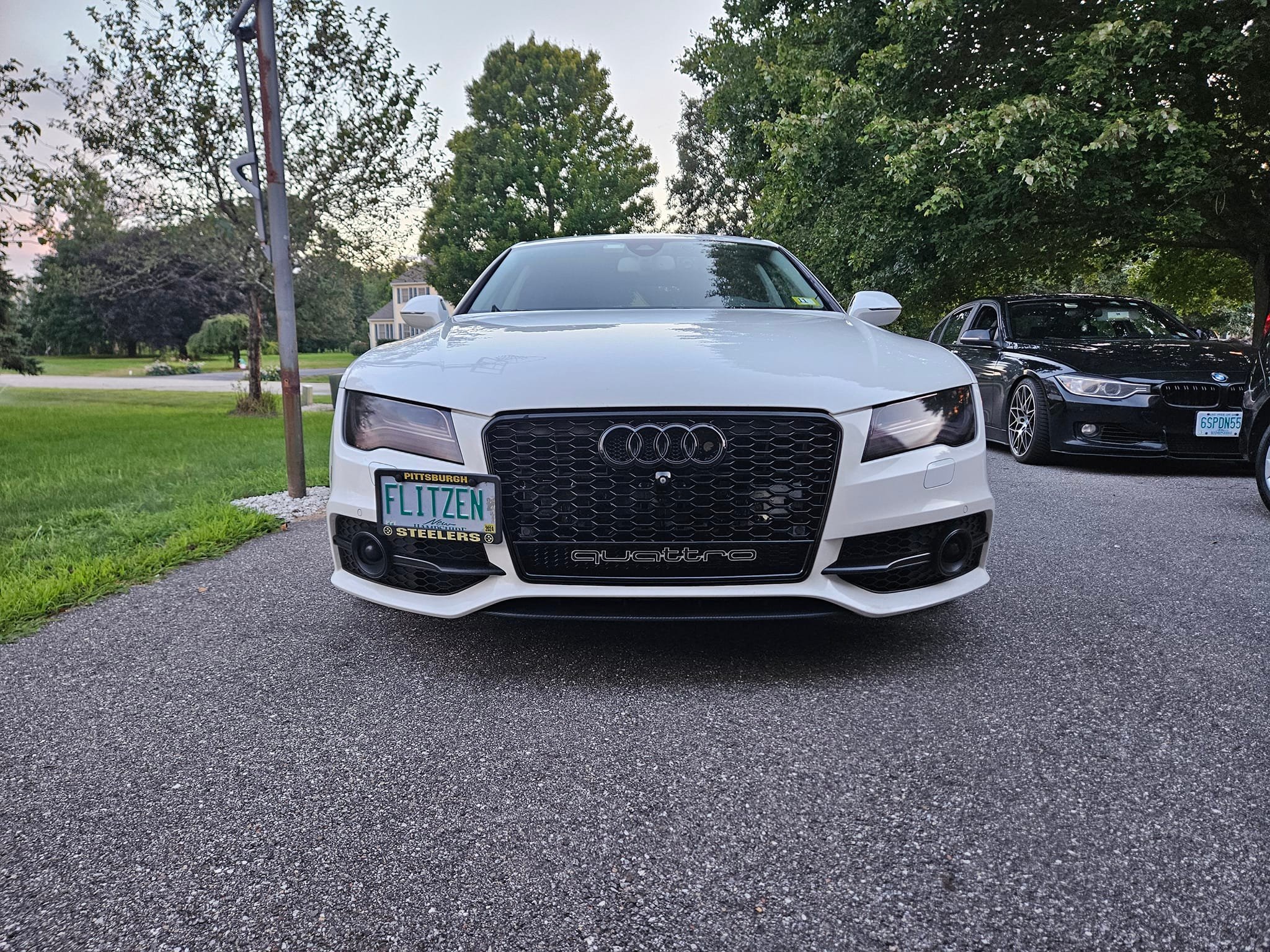 Audi S7 with new grill and LED emblem