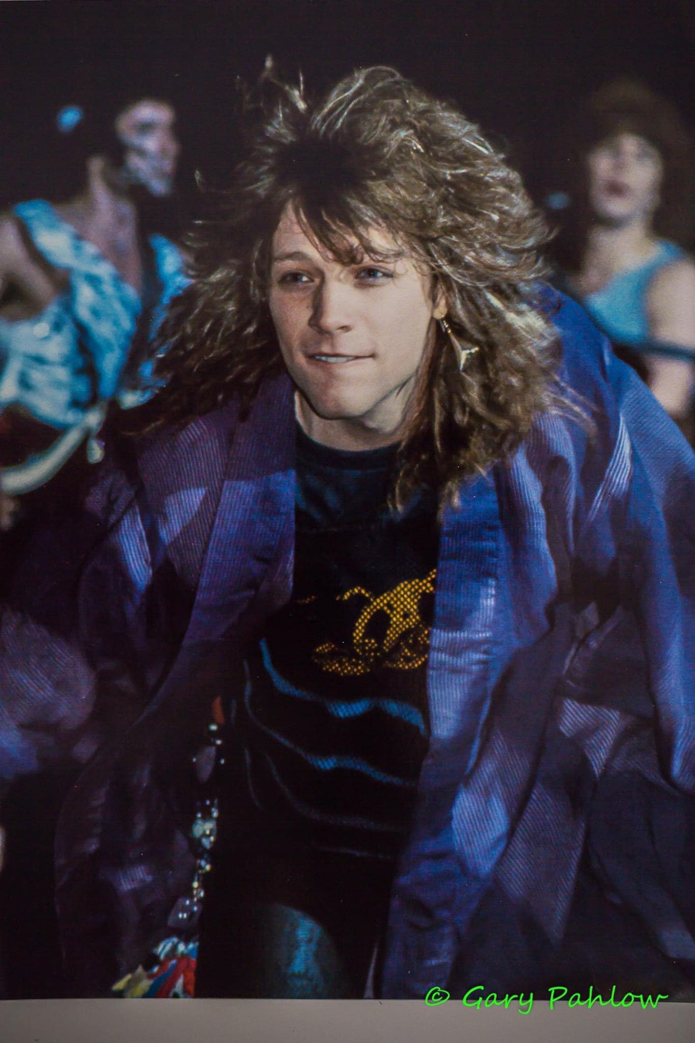 Here's David Bryan with Bon Jovi in 1985 at McNichols Arena in