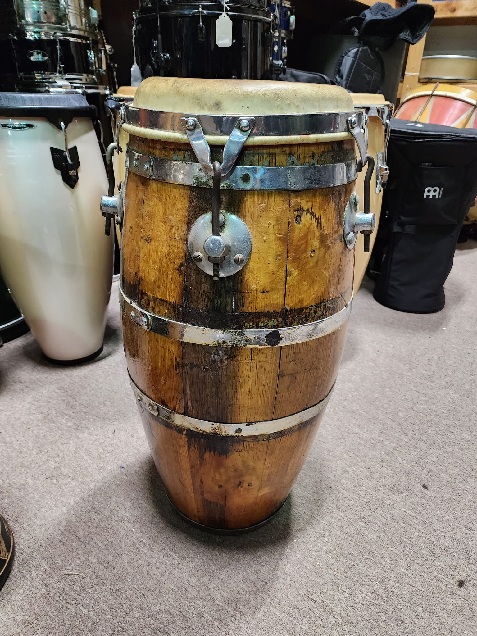 What are these vintage conga drums?