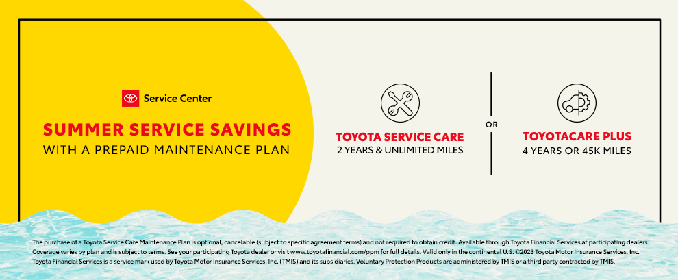 Toyota Care Plus Prepaid Maintenance Program: Smart Savings