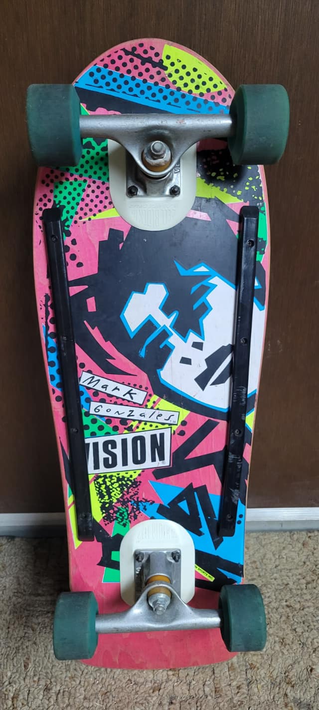 1987 Vision Mark Gonzales skateboard deck reissue