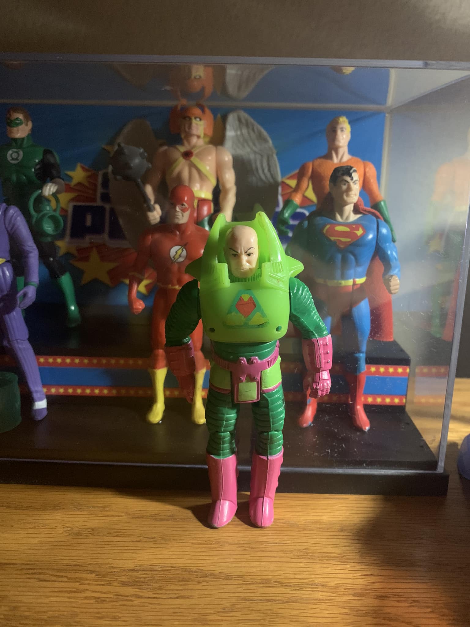 Vintage 1984 Kenner DC Super Powers Lex-Soar 7 ship with figure