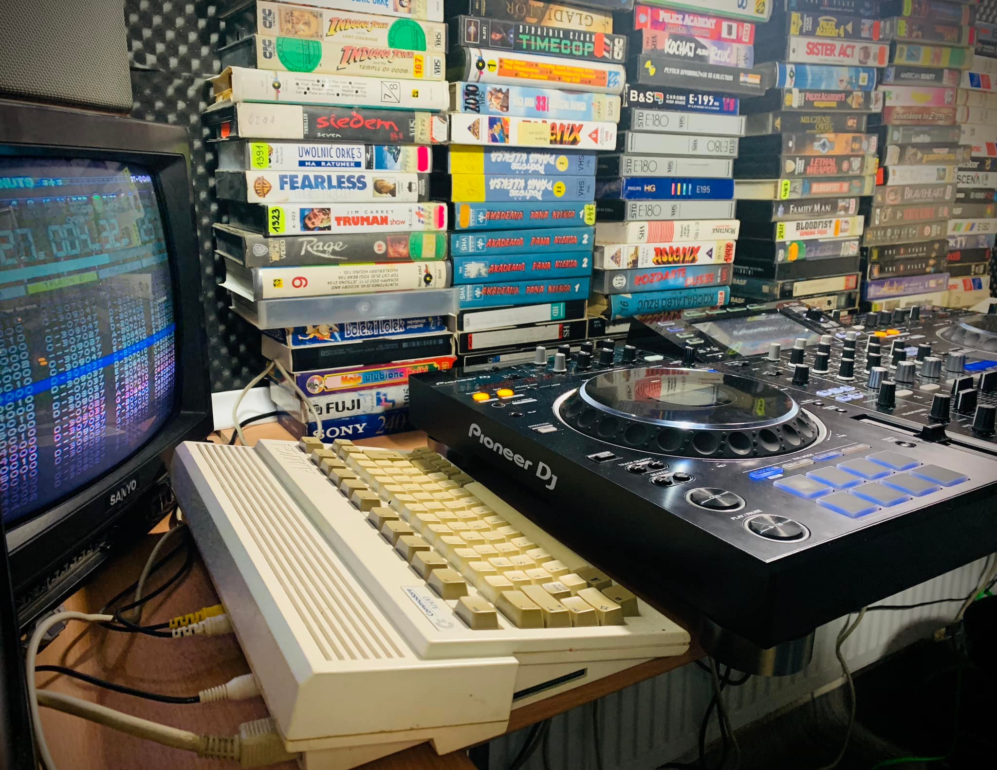 My current Pioneer XDJ-XZ setup, where currently I am preparing