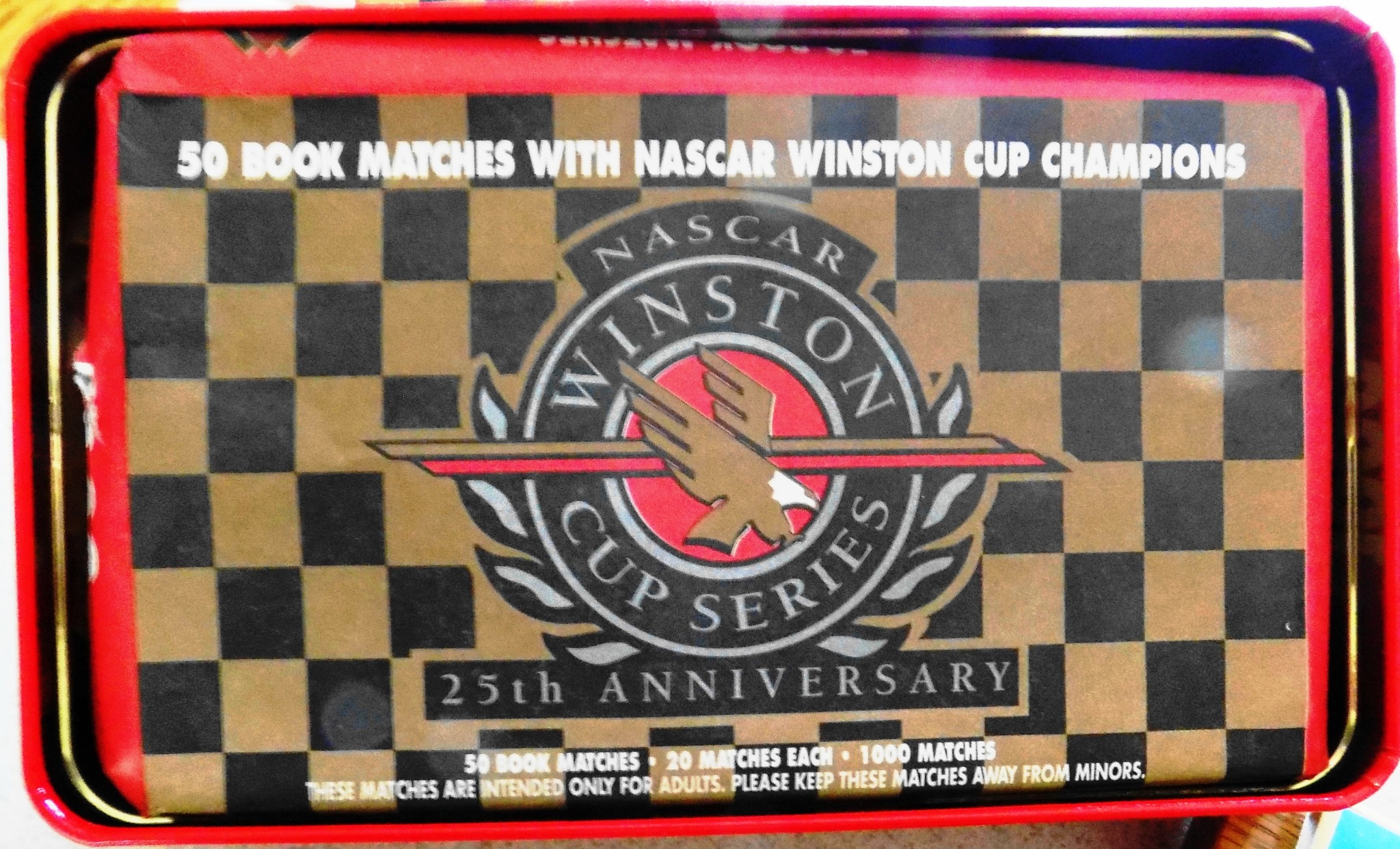 nascar winston cup 25th anniversary limited edition metal trading cards STK 10295 1994 Champions Matches Winston Cup Series Champions 25th