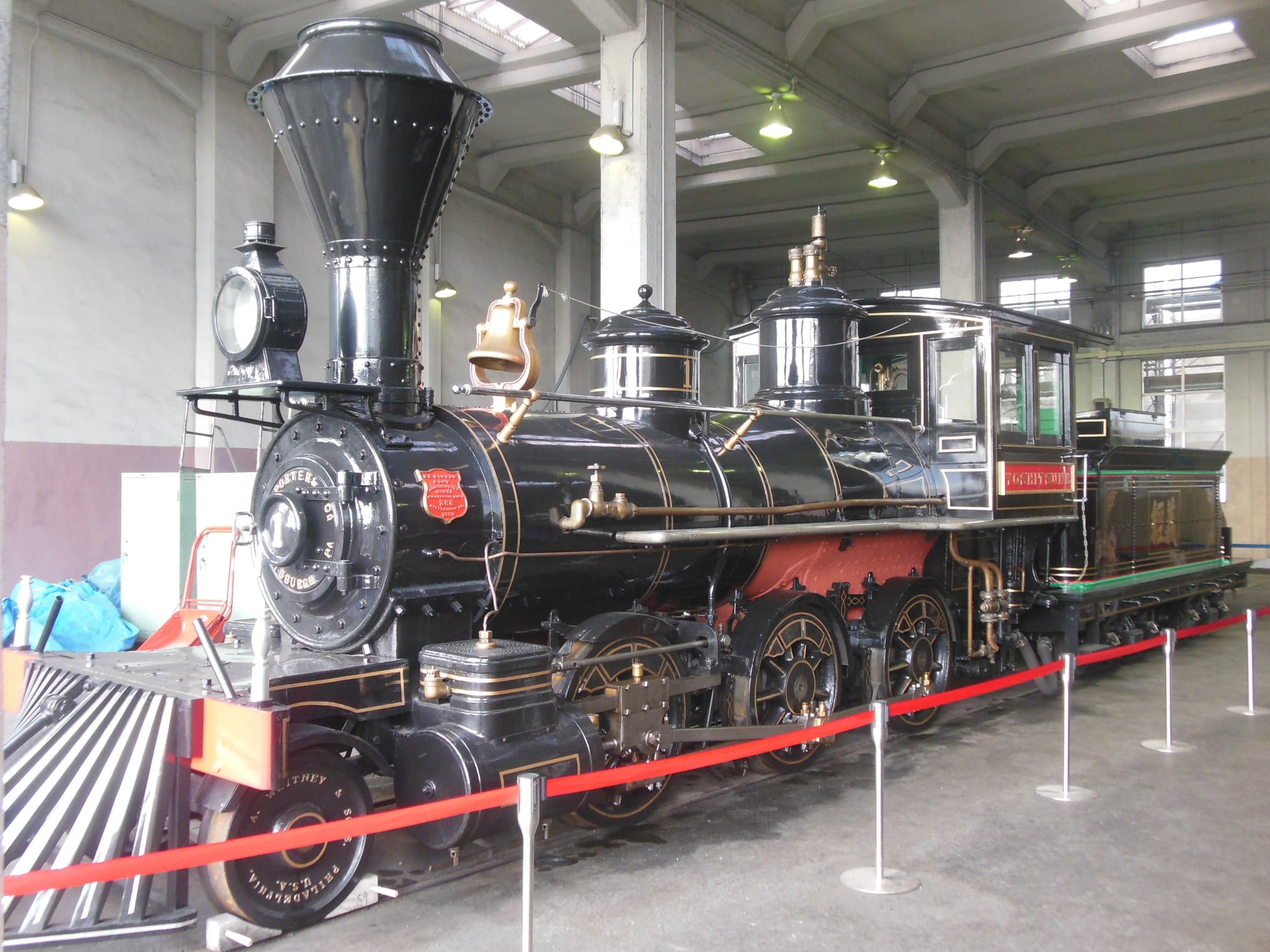Loco types built in 1871 for Japan's first railway line