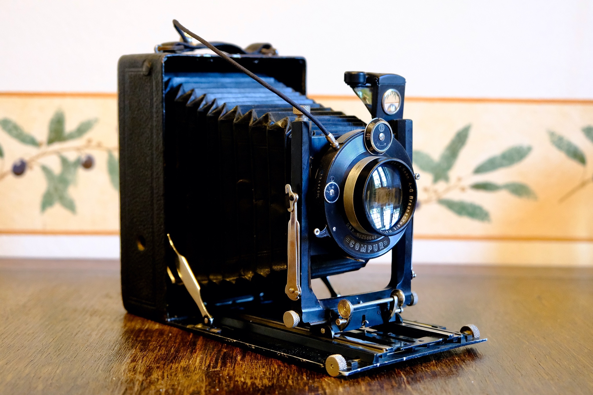 Voigtlander 10x15cm camera with rare Bergheil Heliar lens