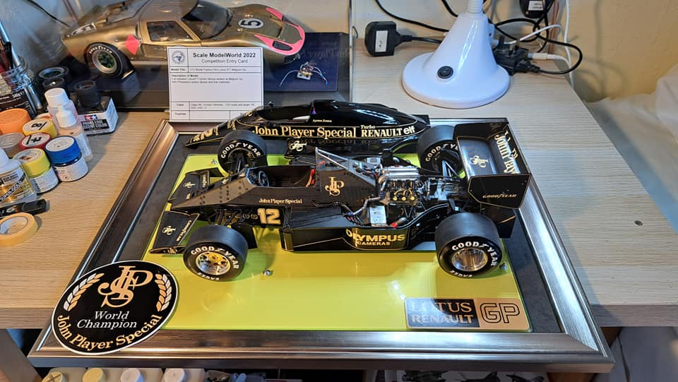 Fujimi Lotus 97T 1/20 scale model finished
