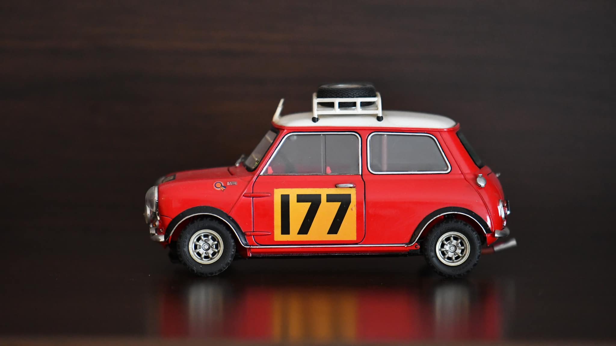 Tamiya 1/24. Mini Cooper. Monte Carlo Rally.
