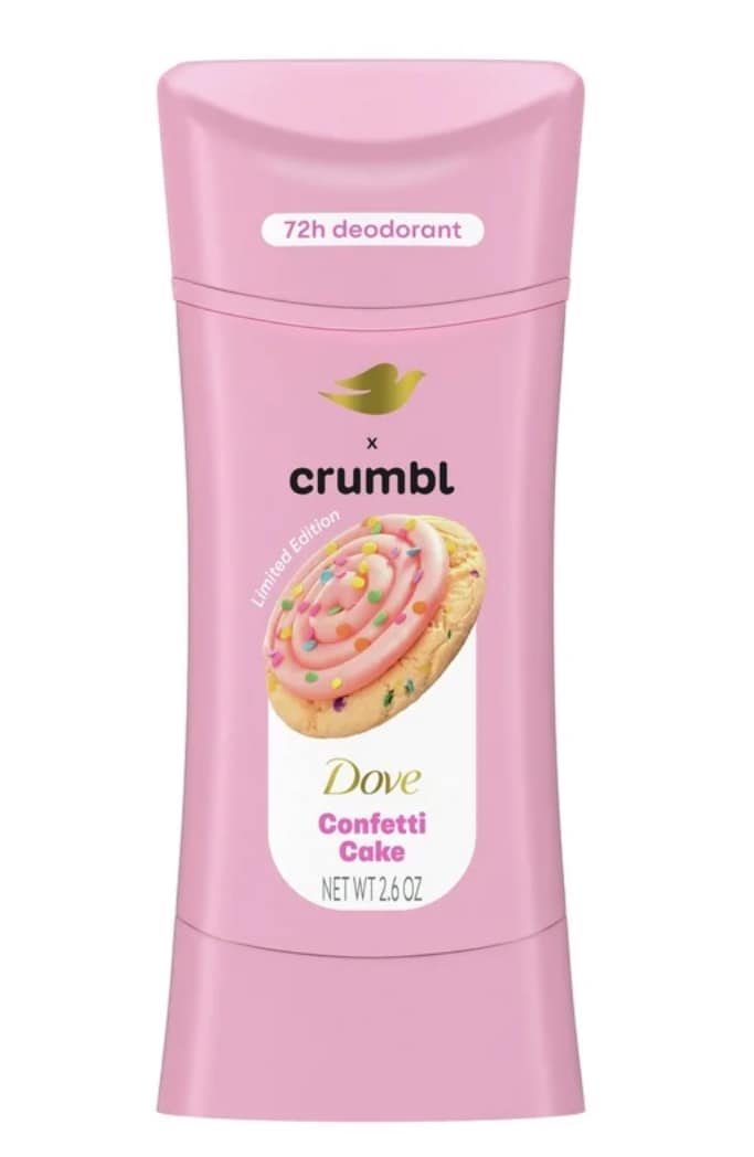 The Dove x Crumbl collection will be available at retailers