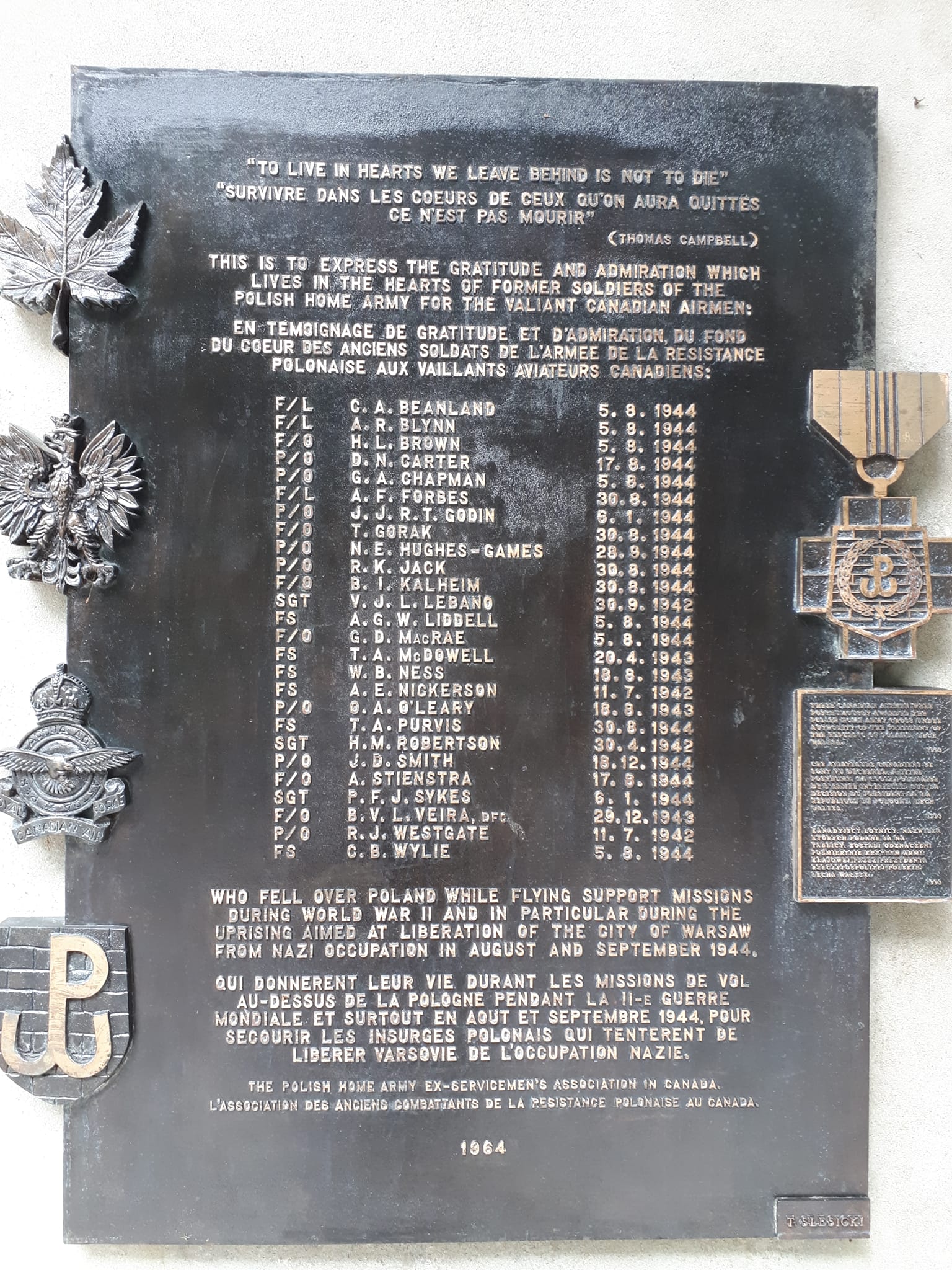 Flight Lieutenant John Alexander Kent leads No. 303 Polish Fighter