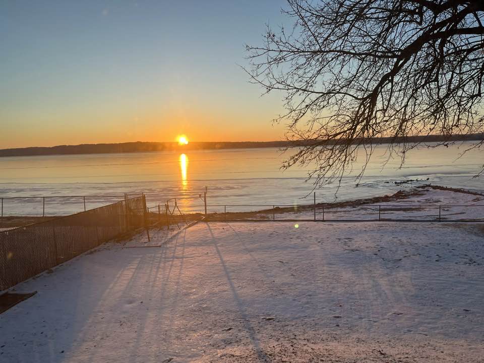 Illinois Storm Community | Sunrise on the Illinois River, 6:55am , 02/ ...