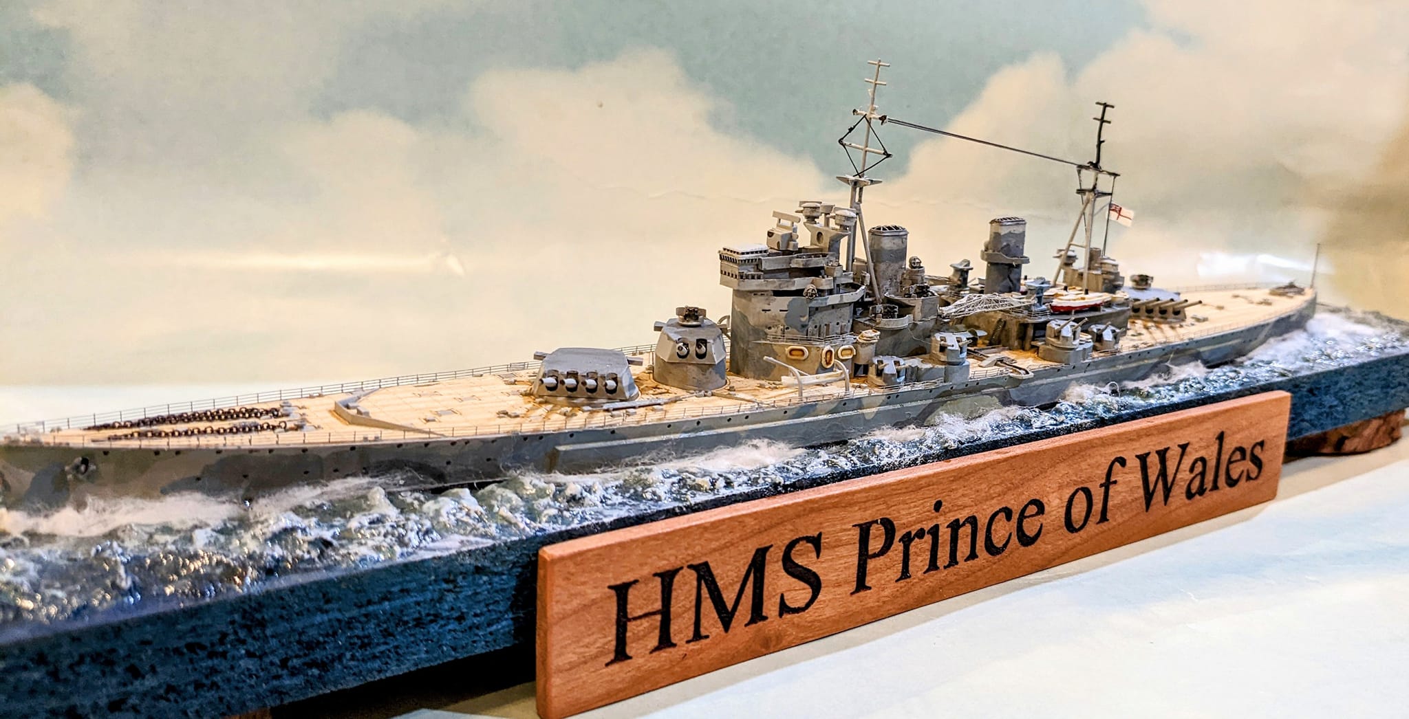 HMS Prince of Wales aircraft carrier model kit