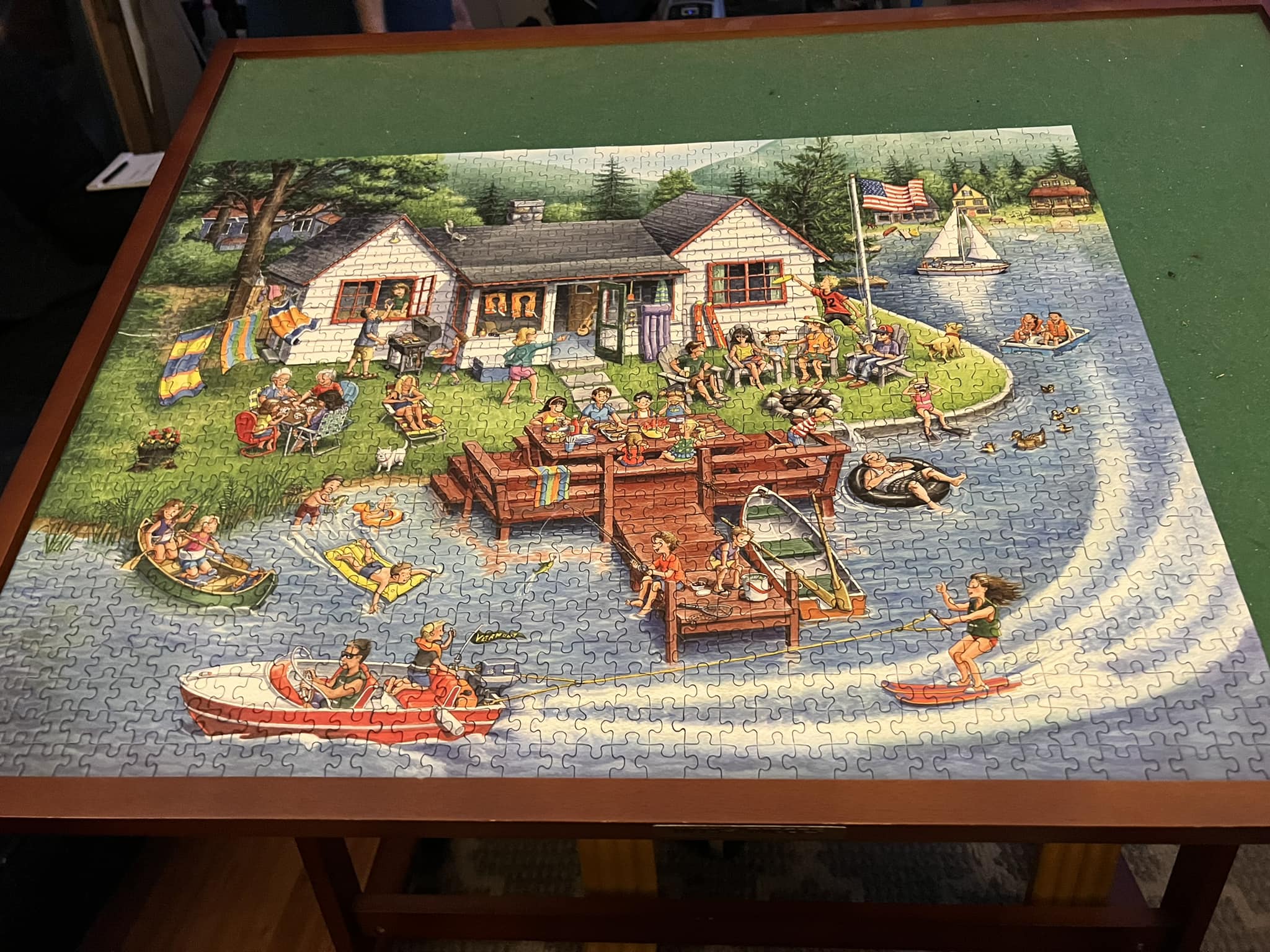 Vermont Christmas Company Tropical Fish Jigsaw Puzzle - 1000 Pieces, 26.6" X 19.25" Finished Size