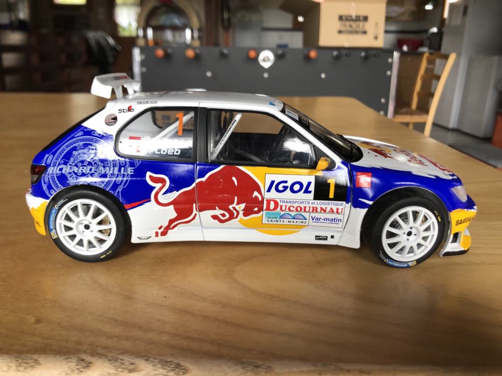 Miniature Solido 1:18 Peugeot 306 Maxi White #1 – Rallye Du Var 2017, Pour Collectionneur, Dès 14 Ans
