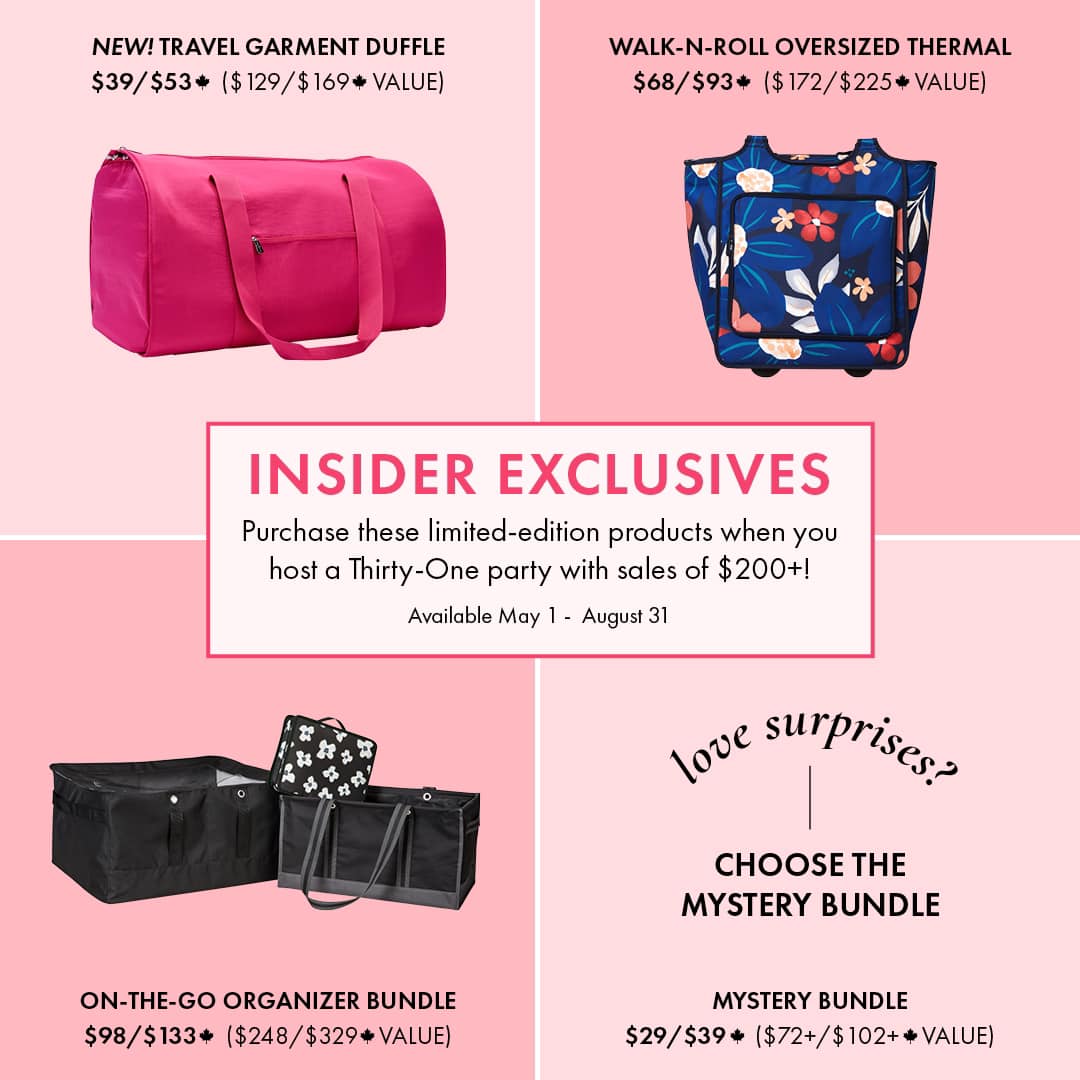 31 bags hostess special travel tote Thirty-One Gifts Deluxe Thirty-One Hostess Exclusive Double Utility