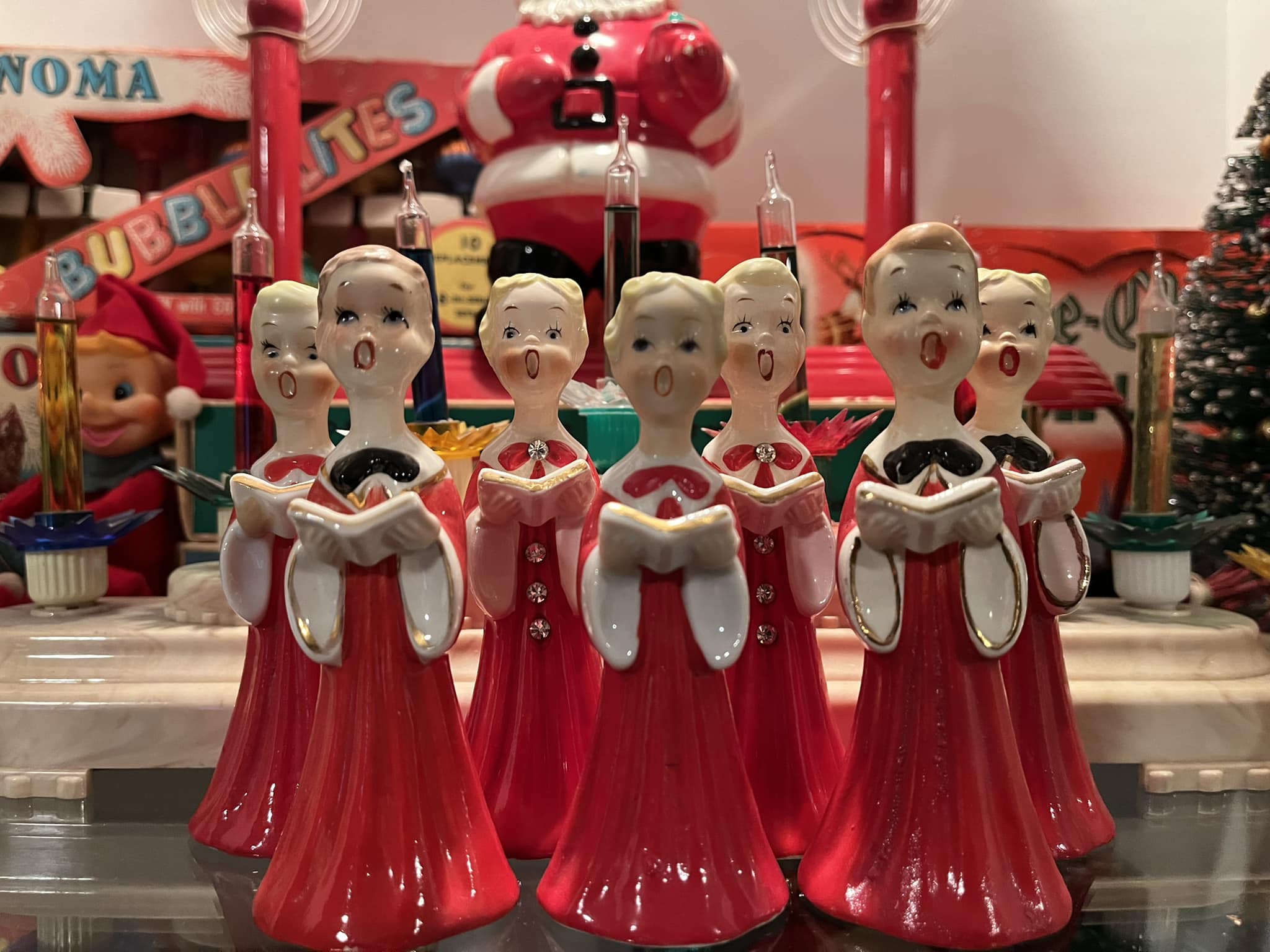 Vintage 1950's TILSO Japan choir boy figurines