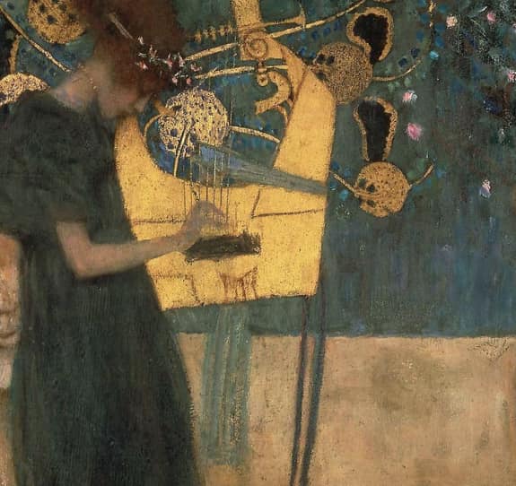 Gustav Klimt's music painting