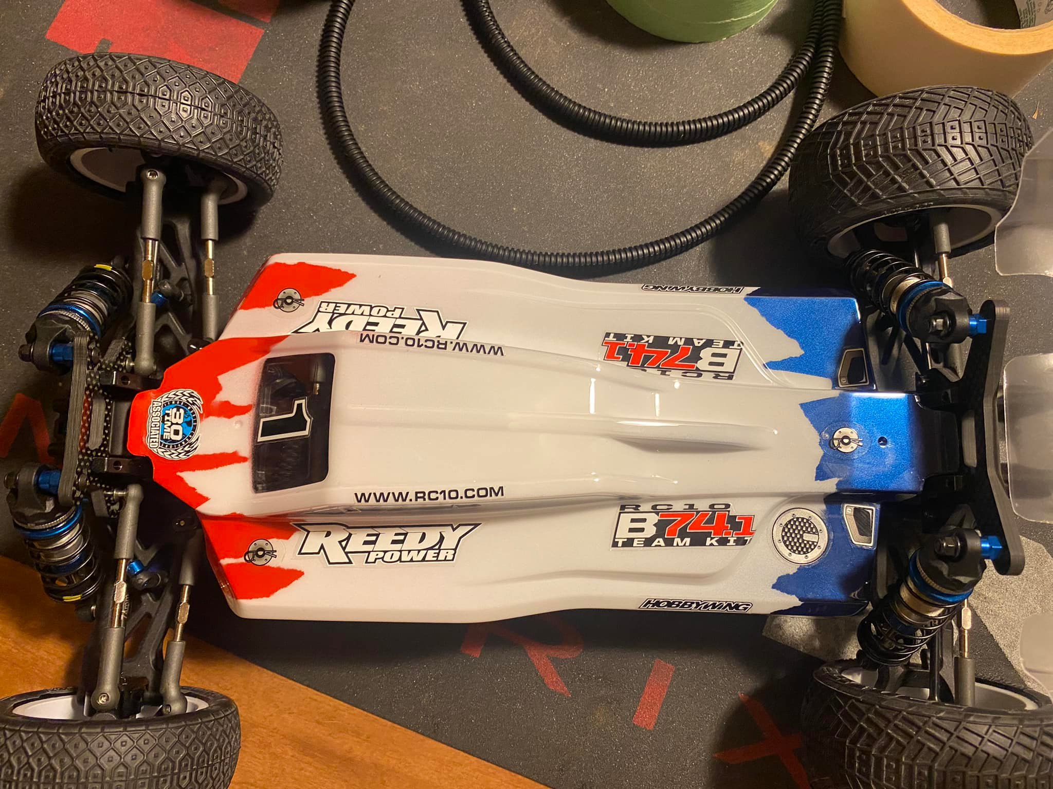 Carrosserie Peinte Sur Mesure Pour Buggy Team Associated B7/B7d - 1:10 électrique - Neuf Sous Blister