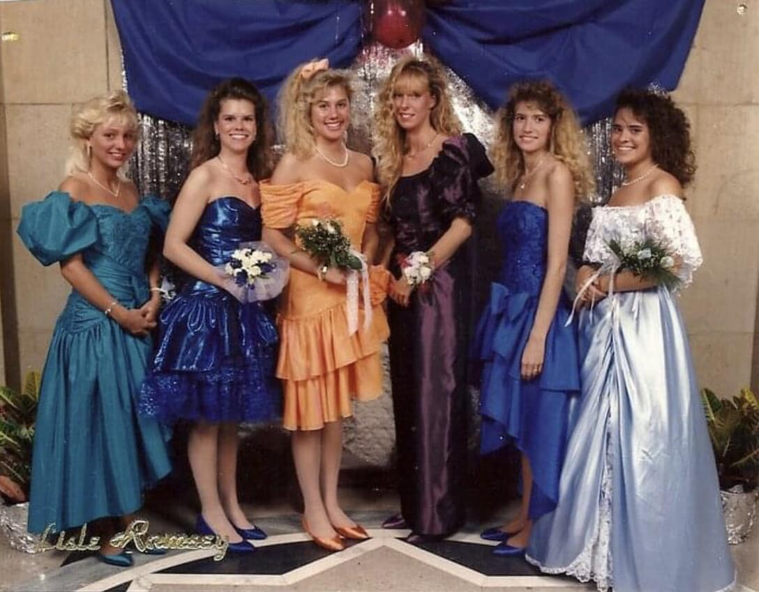 homecoming dresses in the 90s Gen X freshman 1990 versatile day-to-night dress