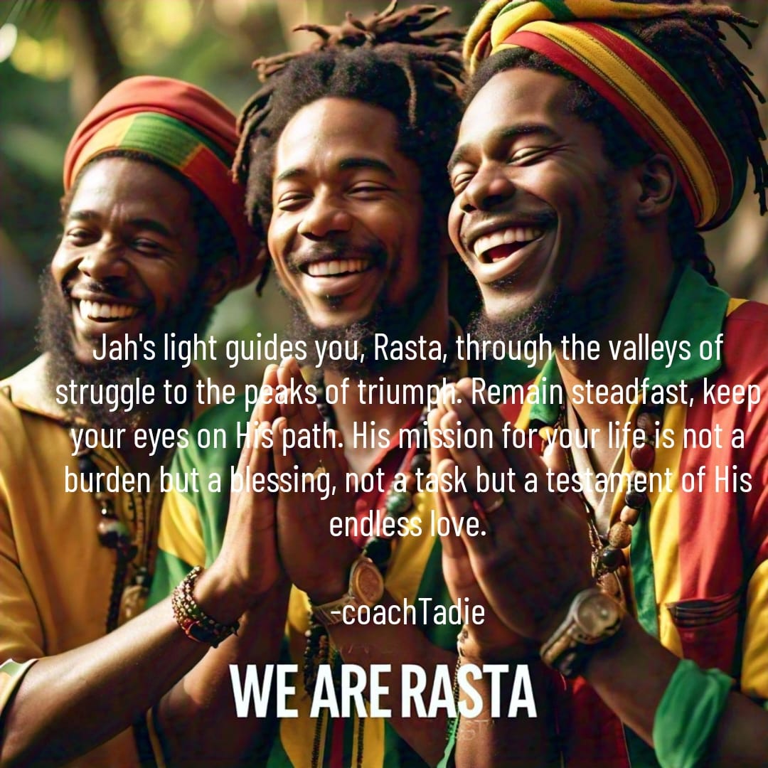 Rastafari 🌍 | Jah's light guides you, Rasta, through the valleys of ...